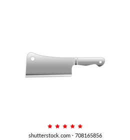 Meat knife  icon .