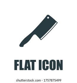 Meat knife icon. Flat illustration isolated vector sign symbol