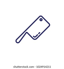 meat knife outline icon
