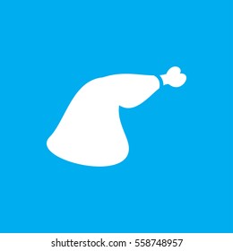 meat leg icon illustration isolated vector sign symbol