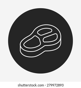 meat line icon