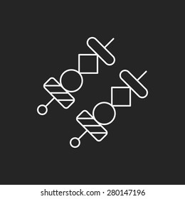 meat line icon