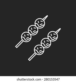 meat line icon
