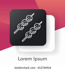 meat line icon