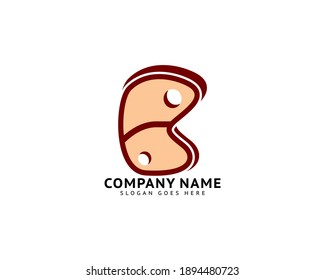 Meat logo design template, Vector meat logo for butcher shop