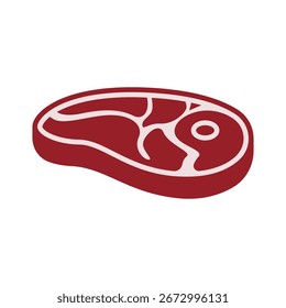 Meat logo  icon illustration design