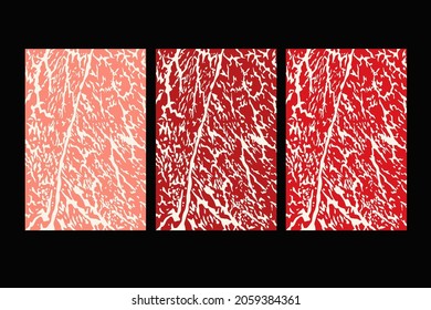 Meat marbled background. Vector illustration