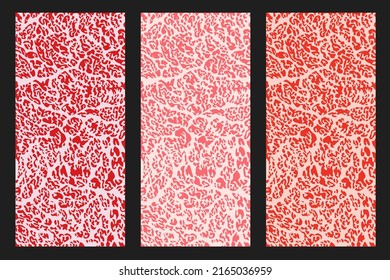 Meat Marbled Background. Vector Illustration