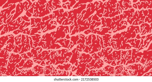 Meat Marbled Background. Vector Illustration