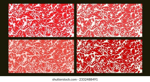 Meat marbled background. Vector illustration