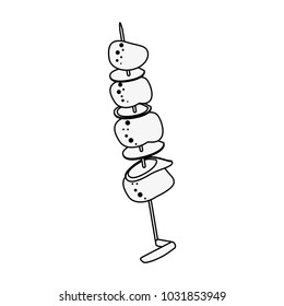 Meat on stick