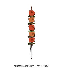 meat on stick