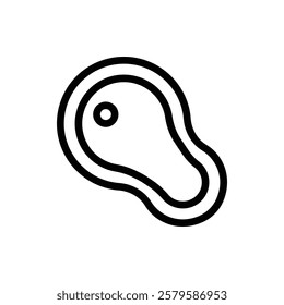 Meat Outline Icon. Meat Icon