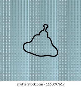 Meat outline icon, vector design element