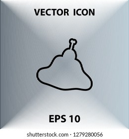 Meat outline icon, vector design element