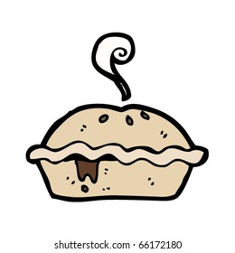 meat pie cartoon