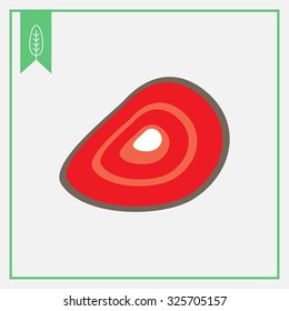 Meat piece icon