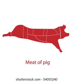 Meat of pig