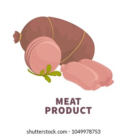 Meat product of farm animals grown on natural food