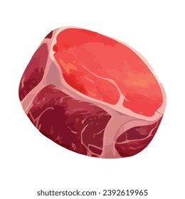 meat product icon illustration isolated