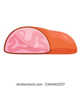 meat product illustration vector isolated