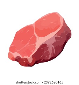 Fleischproduktmenü-Illustration einzeln
