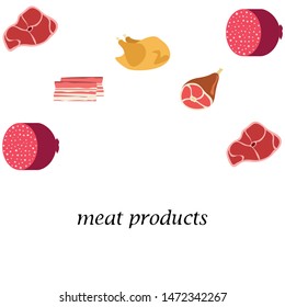 meat products bekon chicken h