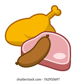 Meat products icon