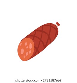 Productos cárnicos. Conjunto de embutido de Vector de bistec, salami, cerdo, pollo, chorizo, jamón, salchichas de barbacoa Frankfurters, pepperoni. Mercado de carne, menú de carnicería, productos de la tienda, barra de la parrilla. Delicatessen de barbacoa