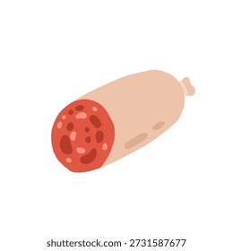Meat products. Vector icon set of steak, salami, pork, chicken, chorizo, ham, bbq frankfurters sausages, pepperoni. Meat market, butchery menu, shop products, grill bar. Barbecue delicatessen