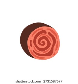 Meat products. Vector icon set of steak, salami, pork, chicken, chorizo, ham, bbq frankfurters sausages, pepperoni. Meat market, butchery menu, shop products, grill bar. Barbecue delicatessen