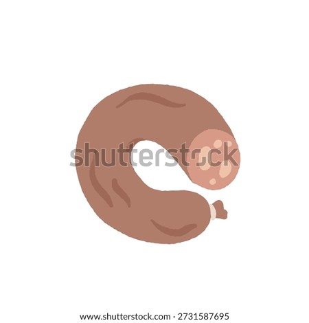 Meat products. Vector icon set of steak, salami, pork, chicken, chorizo, ham, bbq frankfurters sausages, pepperoni. Meat market, butchery menu, shop products, grill bar. Barbecue delicatessen