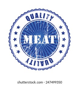 Meat Quality Stamp. 