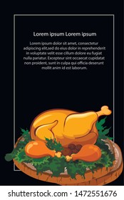 meat restaurant  menu  set food vector eps 10