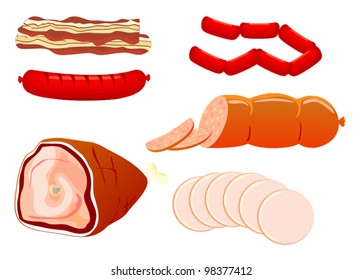 Meat and Sausages set