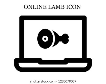 Meat search icon. Editable Meat search icon for web or mobile.