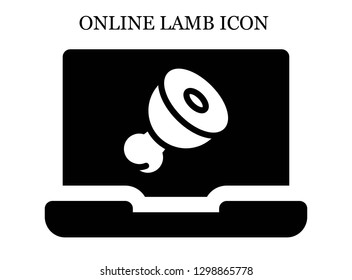 Meat search icon. Editable Meat search icon for web or mobile.