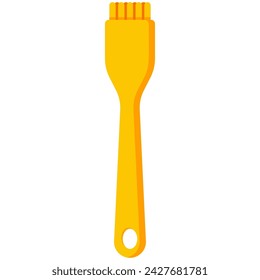 Meat silicone brush vector cartoon illustration isolated on a white background.