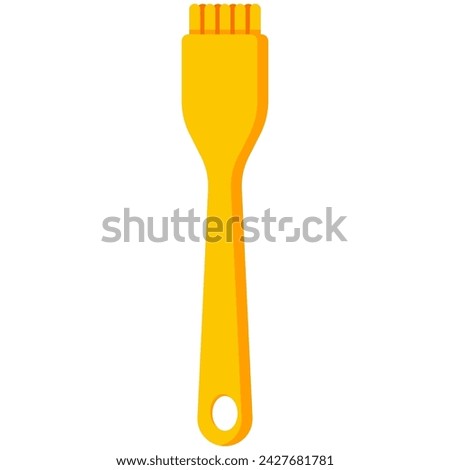 Meat silicone brush vector cartoon illustration isolated on a white background.