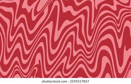 Meat steak texture, salmon pattern. Beef, pork meat and tuna line vector background, editable stroke. Marble liquid waves background.