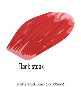 Meat steak vector icon.Cartoon vector icon isolated on white background meat steak