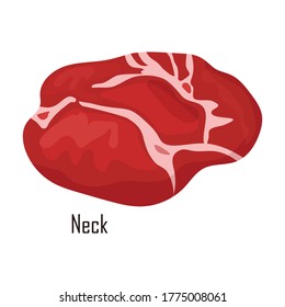Meat steak vector icon.Cartoon vector icon isolated on white background meat steak