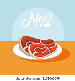 Meat steaks delicious meat
