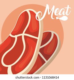 Meat steaks delicious meat