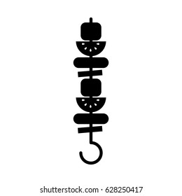 meat stick isolated icon