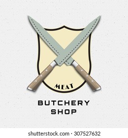 Meat store badges logos and labels for any use, for example, to design your store