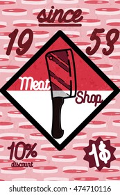 Meat store banner