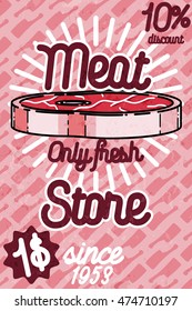 Meat store banner