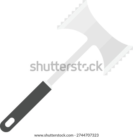 Meat Tenderizer Flat Illustration Isolated on White Background