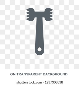 meat tenderizer icon. meat tenderizer design concept from Kitchen collection. Simple element vector illustration on transparent background.